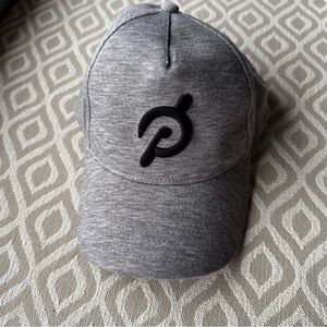 Peloton Unisex Light Gray Cap with Black Logo
